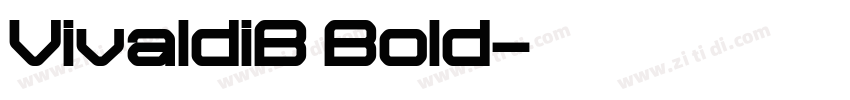 VivaldiB Bold字体转换